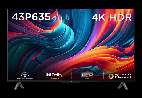 Smart Tv 43 Tcl P635 Uhd 4k Google Tv 11.0 Dobly Vision