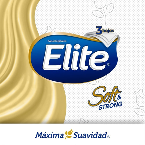 Imagen 2 de 7 de Papel Higiénico Elite Soft & Strong 8 Un 22 Mt