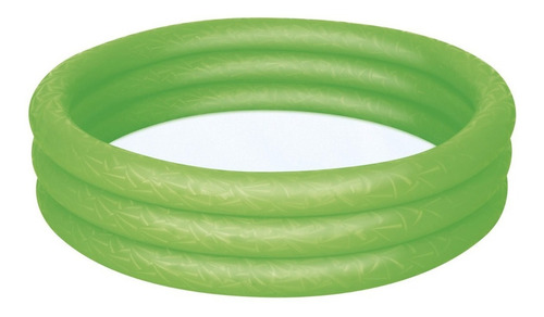 Pileta inflable redonda Bestway 3 Aros 51025 de 122cm x 25cm 140L verde
