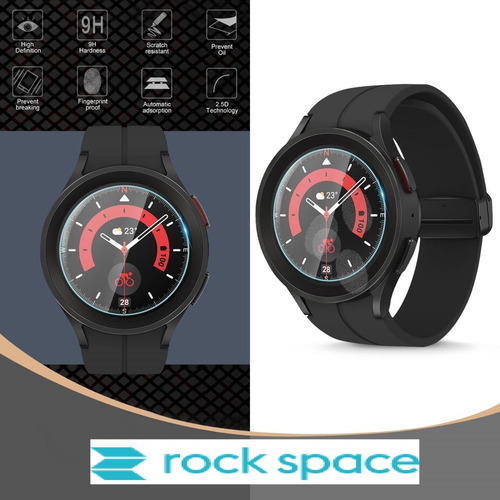 Imagen 2 de 4 de Lamina Hidrogel Para Samsung Watch 5 Pro De 45mm Rock Space