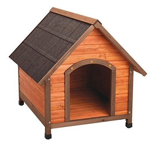 Casita De Madera De Abeto Para Perros, Tamaño Grande.