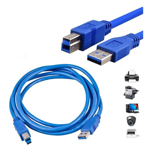 Cable Usb 3.0 Para Impresora, Scaner, Discos Externos Oferta