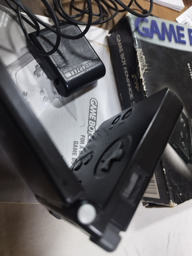 Game Boy Advance Sp Nintendo Onix Black Caixa Ags 001 Gba Preto (Usado)