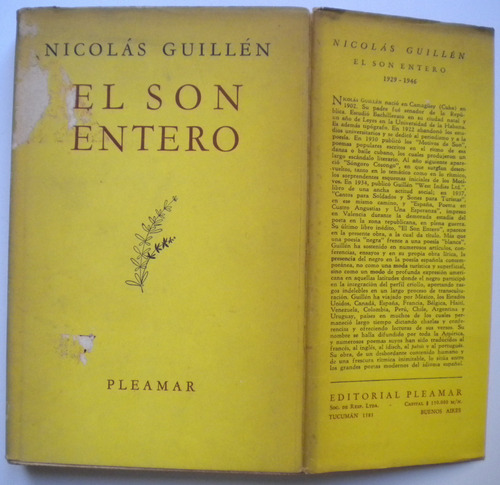 Guillén Nicolás / El Son Entero. Suma Poética 1929-1946