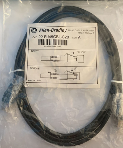 Allen Bradley 22-rj45cbl-c20  Lote De 2 Pz