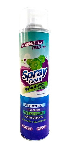 Antibacterial Spray C.hb 96% Alcohol Antivirus 420 M [2uds]