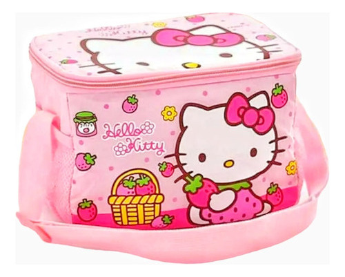 Lunchera Hello Kitty Vianda Termica Lonchera Escolar Sanri 