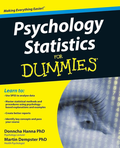 Libro: Estadísticas De Psicología Para Tontos