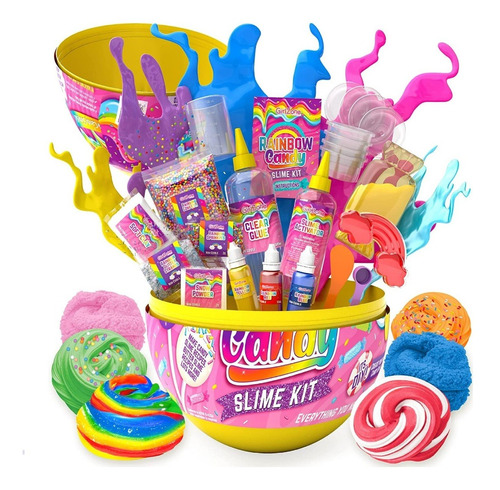 Kit De Slime Unicornio Girlzone, Huevo Sorpresa 