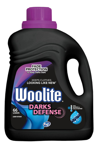 Detergente Woolite Prendas Oscuras, 66 Cargas, 100 Oz