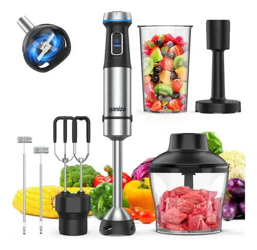 comprar Batidora De Inmersión Ganiza, Batidora De Mano 6 En 1 Con De