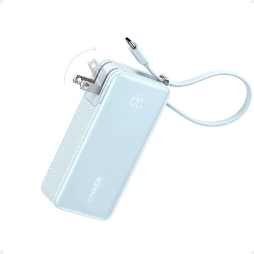 Power Bank Anker Nano 3 En 1 De 10.000 Mah Con Cable Usb-c D