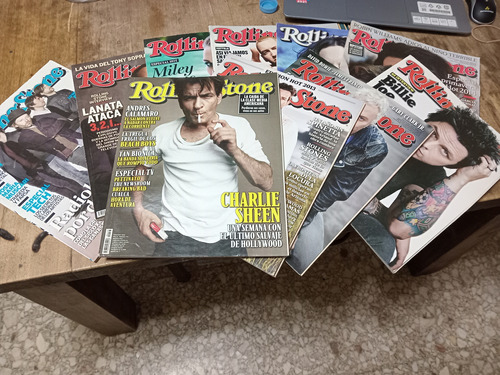Revista Rolling Stone Lote De 10 Publicaciones 2012/13/14