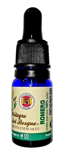 Aceite Esencial De Romero 10 Ml 100% Puro Y Orgánico