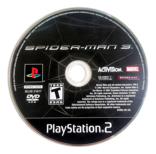 Spiderman 3 Ps2 (Reacondicionado)