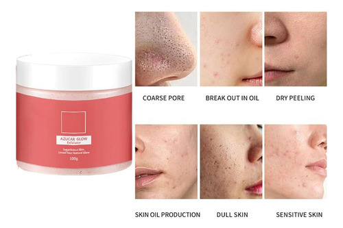 AzĂșcar Glow Exfoliator - Sugar Facial Scrub, Azucar Glow