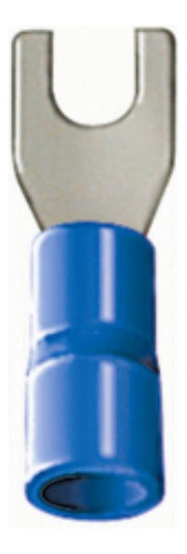 Pre-isolado Crimper Forquilha 1,5/2,5 Azul M3 Tpf223%  Fr247