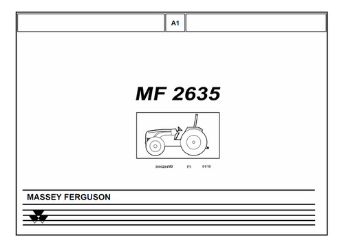 Manual Repuestos Tractor Massey Ferguson 2635