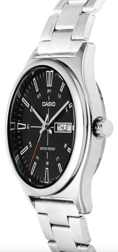 Reloj Casio Mtp-v006d-1c Hombre Acero Plateado