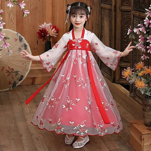 Disfraz Tradicional Chino Antiguo Para Niños Hanfu Dr.