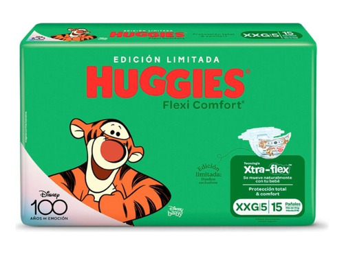 Pañales Huggies Flexi Comfort Tallexxg Edicion Limitada X15u