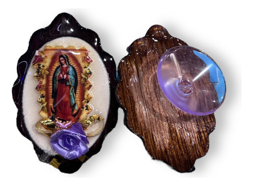 Recuerdo Mini Cuadrito/ Chupón  Virgen De Guadalupe (50 Pzs)
