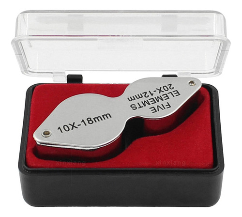 Jeweler Loupe 20x Magnifier 10x Eye Magnifier Triplet . .