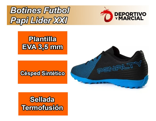 Botines Futbol Papi Lider Xxi Cesped Sintetico Adulto En3x