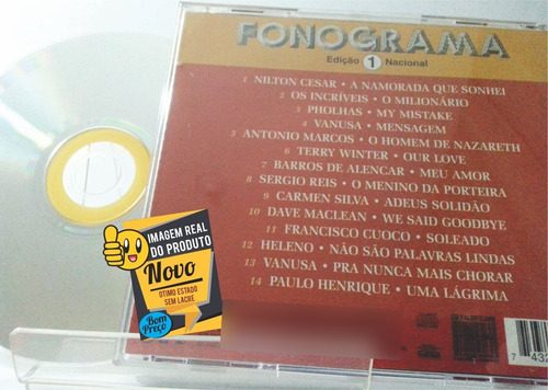 Cd Fonograma Nacional - Impecável Presente Lembrança (Usado)