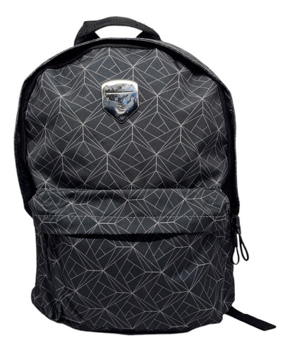 Mochila Surftrip Geometric Silk Preta