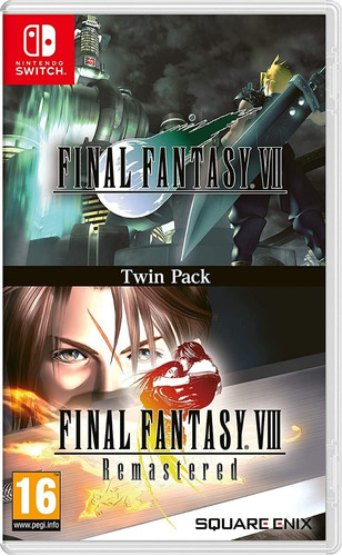 Imagen 1 de 1 de Juego Fisico Nintendo Switch Final Fantasy Vii & Viii  2en1