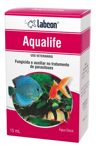 Alcon Labcon Aqualife 15ml Fungicida E Parasitose Peixe