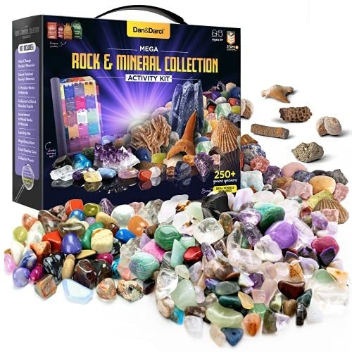 Rock Collection Para Niños. Incluye 250+ Bulk Rocks, B4wcv