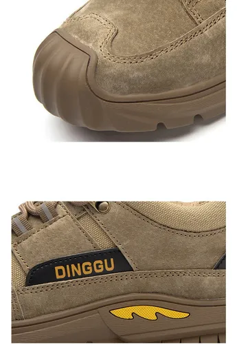 Botas De Seguridad Con Punta De Acero Para Hombre, Zapatos [