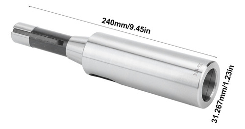 Adaptador De Husillo Mt4 A Arbor Morse Taper Alloy Steel Fla
