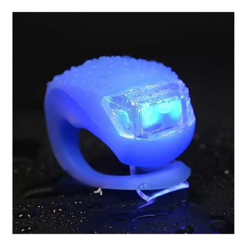 Linternas De Silicón Para Bicicleta 2 Piezas Radox Luz Bicic Color Rojo