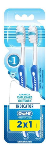 Escova Dental Macia 40% Oral-B Pro-Saúde Indicator 2 Unidades