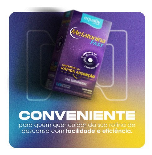 Melatonina Com 120 Comprimidos Da Equaliv