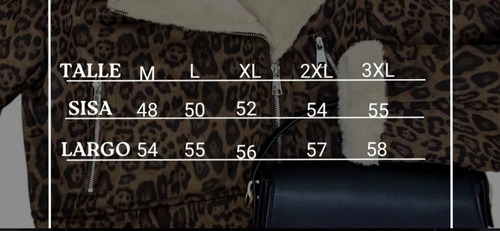 Campera Gamulan Animal Print Con Piel Sintetica-natistore