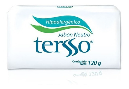 Caja Con 50 Piezas De 120g Tersso Jabón Neutro 