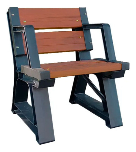 Cadeira Para Jardim 60cm Madeira Plástica Premium In Brasil