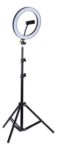 Aro De Luz Led 26cm+soporte Celular+trípode 2.10 M +20 Kn95
