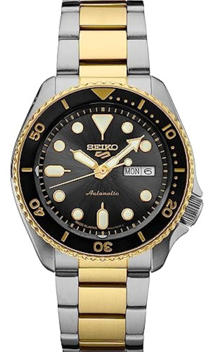 Reloj Seiko Srpk22 Sport Gmt Mecánico Automático Para Hombre