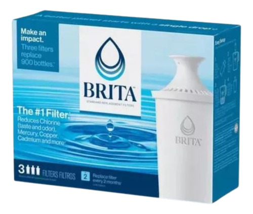 Filtro Brita Para Jarro De Agua 3 Unidades