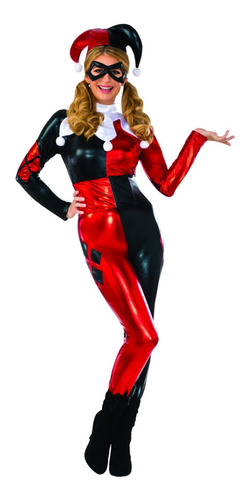 Disfraz De Harley Quinn Clásico, Talla Medium 8 - 10,