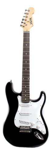 Guitarra eléctrica XGTR ST111 stratocaster de aliso sólido negra con diapasón de palo de rosa