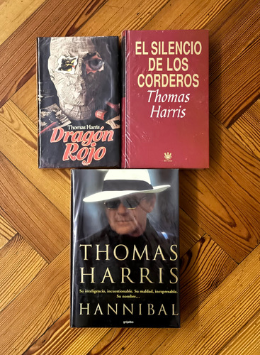 Thomas Harris Dragon Rojo Silencio Corderos Hannibal Lote 3