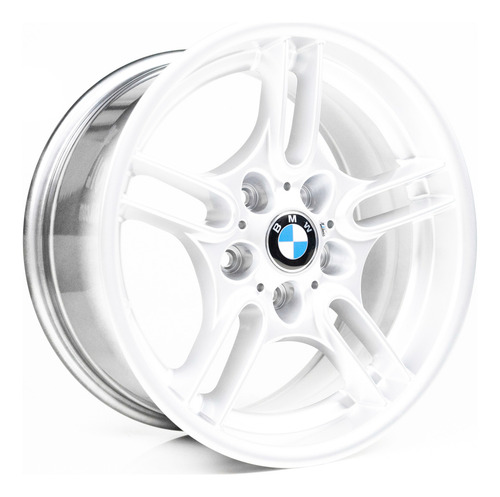 Rodas 17 Bmw Style 66 5x120 E36 E46 328i 325i 323i 320i Cor Prata