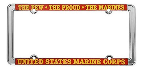 Honor Country The Few,the Proud Marine Corps License Plate F