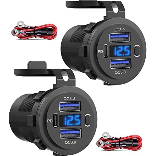 Toma De Corriente Usb 12v, Dual Usb Quick Charge 3.0 Y ...